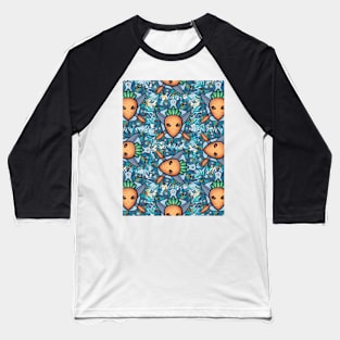 Carrot and Knife Coat of Arms Baseball T-Shirt